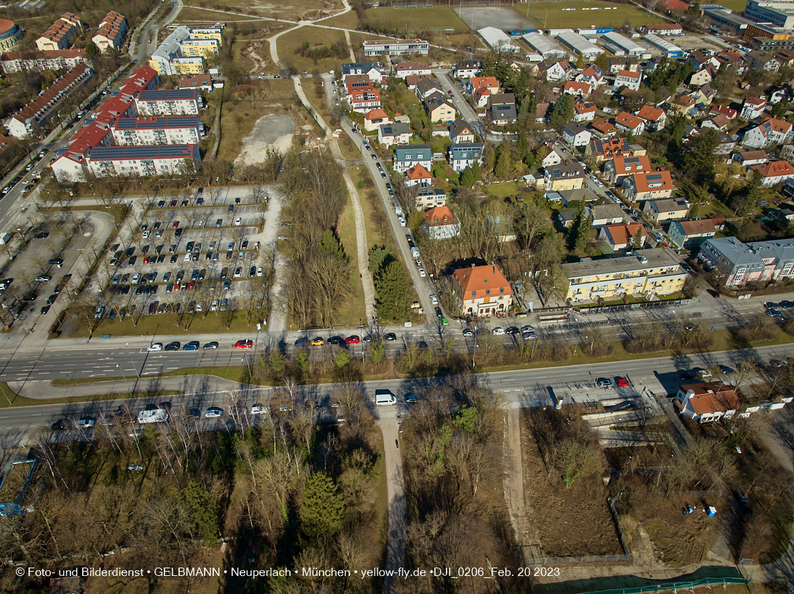 20.02.2023 -  der verschwundene Hachinger Bach in Neuperlach und Berg am Laim